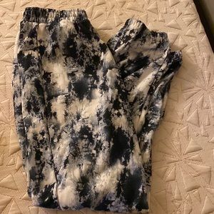 Never Worn Marble pattern sweatpants joggers